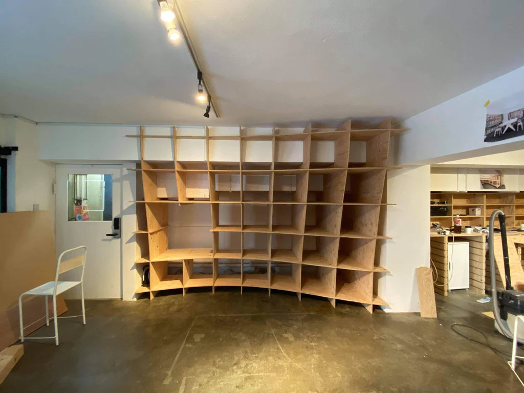 オーダーシェルフ作成しました。