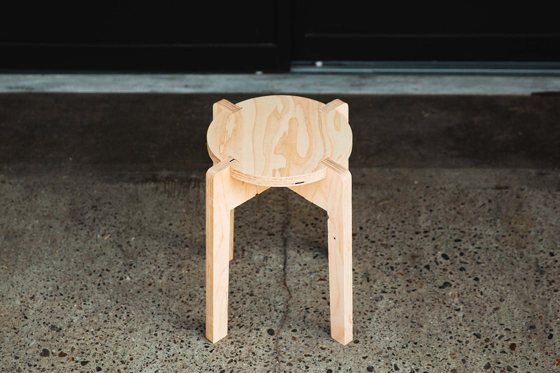 プラモ家具スツールキット