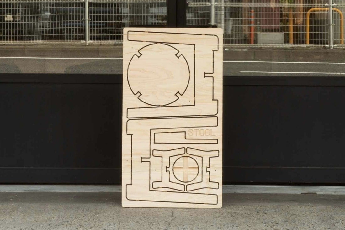 プラモ家具スツールキット