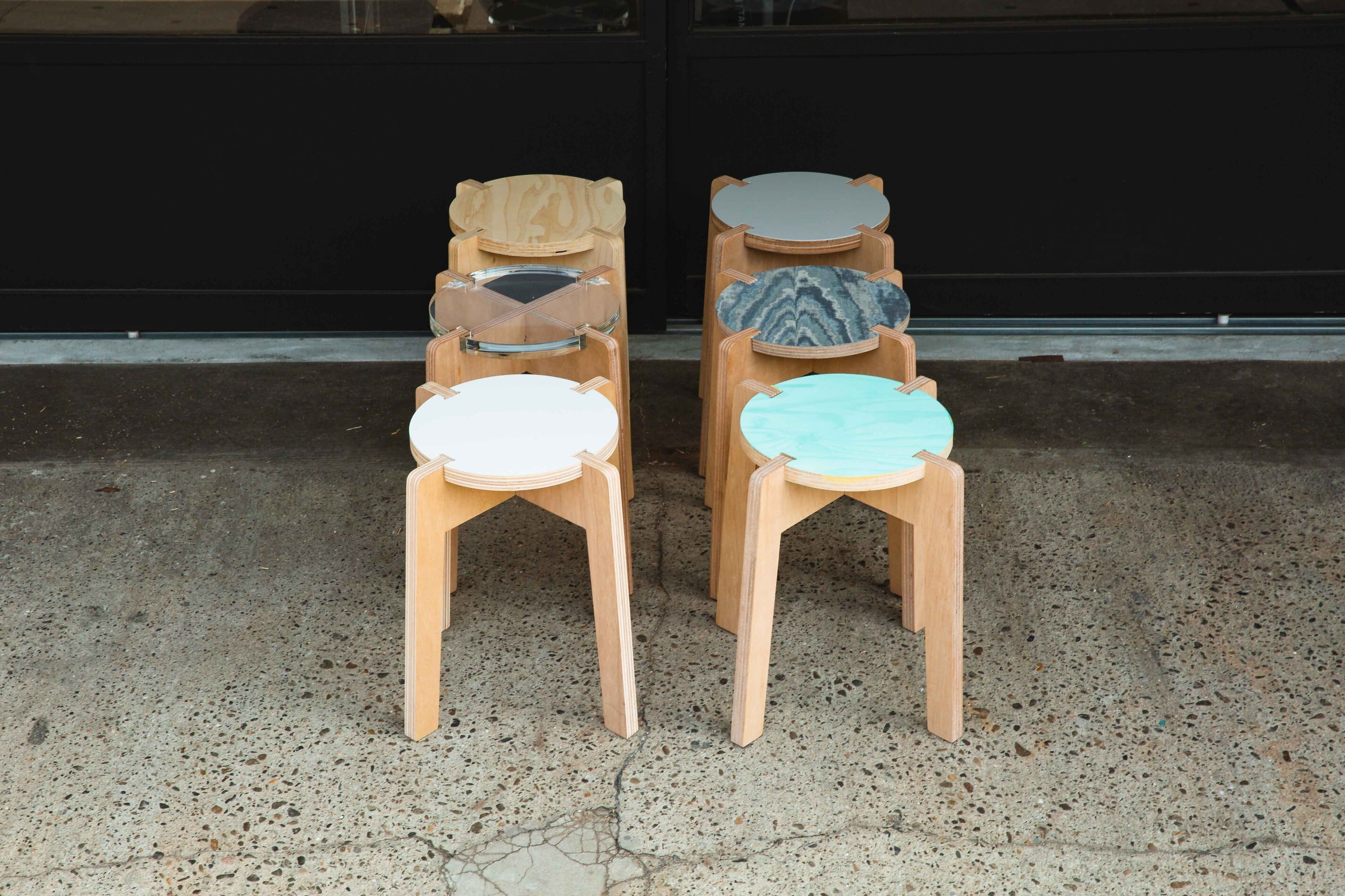 プラモ家具スツールキット