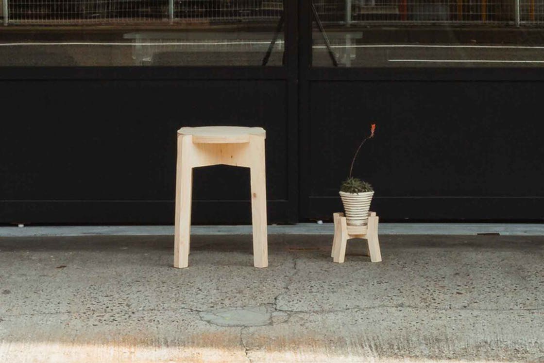 プラモ家具スツールキット